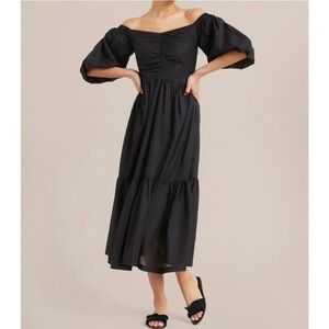 Modern Citizen Black MDNRN Off the Shoulder Maxi Dress